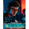 imageTIJN Premuim Blue Light Blocking Glasses for Women Men Square Frame Nerd Eyeglasses Anti Blue Ray Computer Screen GlassesClear Smoke