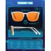 imageTIJN Premuim Blue Light Blocking Glasses for Women Men Square Frame Nerd Eyeglasses Anti Blue Ray Computer Screen GlassesCrystal Clear