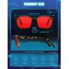 imageTIJN Premuim Blue Light Blocking Glasses for Women Men Square Frame Nerd Eyeglasses Anti Blue Ray Computer Screen GlassesOlive Tortoise