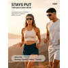 image:imageTIJN AntiSlip Sport Sunglasses Men WomenUV400 Running Baseball Cycling Golf Hiking Fishing Wrap Around Outdoor Glasses01ion White