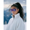 image:imageTIJN AntiSlip Sport Sunglasses Men WomenUV400 Running Baseball Cycling Golf Hiking Fishing Wrap Around Outdoor Glasses02holo Violet