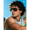 image:imageTIJN AntiSlip Sport Sunglasses Men WomenUV400 Running Baseball Cycling Golf Hiking Fishing Wrap Around Outdoor Glasses04nebula Green
