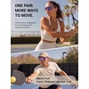 image:imageTIJN AntiSlip Sport Sunglasses Men WomenUV400 Running Baseball Cycling Golf Hiking Fishing Wrap Around Outdoor Glasses07holo Violet