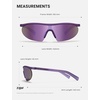 image:imageTIJN AntiSlip Sport Sunglasses Men WomenUV400 Running Baseball Cycling Golf Hiking Fishing Wrap Around Outdoor Glasses07holo Violet