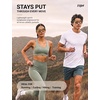 image:imageTIJN AntiSlip Sport Sunglasses Men WomenUV400 Running Baseball Cycling Golf Hiking Fishing Wrap Around Outdoor Glasses09bionic Green