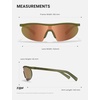 image:imageTIJN AntiSlip Sport Sunglasses Men WomenUV400 Running Baseball Cycling Golf Hiking Fishing Wrap Around Outdoor Glasses09bionic Green