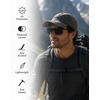 image:imageTIJN Polarized Fishing Sunglasses for Men Women UV400 ProtectionWraparound Outdoor Sports Glasses for FishingHikingBlack FrameGrey Lens  Outdoor Sports Sunglasses