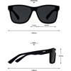 image:imageTIJN Polarized Fishing Sunglasses for Men Women UV400 ProtectionWraparound Outdoor Sports Glasses for FishingHikingBlack FrameGrey Lens  Outdoor Sports Sunglasses