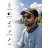 image:imageTIJN Polarized Fishing Sunglasses for Men Women UV400 ProtectionWraparound Outdoor Sports Glasses for FishingHikingClear FrameGreen Lens  Fishing Sunglasses