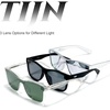 image:imageTIJN Polarized Fishing Sunglasses for Men Women UV400 ProtectionWraparound Outdoor Sports Glasses for FishingHikingSilver FrameSilver Lens  Fashion Sunglasses