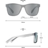 image:imageTIJN Polarized Fishing Sunglasses for Men Women UV400 ProtectionWraparound Outdoor Sports Glasses for FishingHikingSilver FrameSilver Lens  Fashion Sunglasses