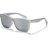 image:imageTIJN Polarized Fishing Sunglasses for Men Women UV400 ProtectionWraparound Outdoor Sports Glasses for FishingHikingSilver FrameSilver Lens  Fashion Sunglasses