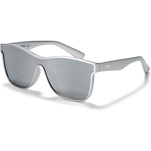 image:imageTIJN Polarized Fishing Sunglasses for Men Women UV400 ProtectionWraparound Outdoor Sports Glasses for FishingHikingSilver FrameSilver Lens  Fashion Sunglasses