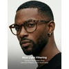 image:imageTIJN Blue Light Blocking Glasses Men Women Vintage Thick Round Rim Frame Eyeglasses20 Upgraded Clear Lens  Matte Tortoise