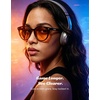 image:imageTIJN Blue Light Blocking Glasses Men Women Vintage Thick Round Rim Frame Eyeglasses33 Upgraded Amber Lens  Coffee Brown