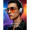 image:imageTIJN Blue Light Blocking Glasses Men Women Vintage Thick Round Rim Frame Eyeglasses35 Upgraded Amber Lens  Transparent