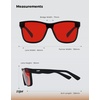 image:imageTIJN Gaming Glasses Blue Light Blocking GlassesAnti Glare Computer Eyeglasses with Enhanced Color ContrastBlack