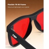 image:imageTIJN Gaming Glasses Blue Light Blocking GlassesAnti Glare Computer Eyeglasses with Enhanced Color ContrastBlack