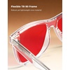 image:imageTIJN Gaming Glasses Blue Light Blocking GlassesAnti Glare Computer Eyeglasses with Enhanced Color ContrastClear