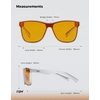 image:imageTIJN Gaming Glasses Blue Light Blocking GlassesAnti Glare Computer Eyeglasses with Enhanced Color ContrastSilver