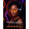 image:imageTIJN Gaming Glasses Blue Light Blocking GlassesAnti Glare Computer Eyeglasses with Enhanced Color ContrastSilver