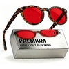 26. Upgraded-( Red Lens ) Matte Tortoise
