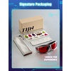 image:imageTIJN Blue Light Glasses for Woman Men Computer Gaming Red Sleep Eyeglasses Orange Bluelight Blocking Amber Lens Screen UseMatte Silvergrey
