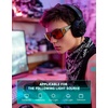 image:imageTIJN Blue Light Glasses for Woman Men Computer Gaming Red Sleep Eyeglasses Orange Bluelight Blocking Amber Lens Screen UseMatte Silvergrey