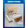 image:imageTIJN Blue Light Glasses for Woman Men Computer Gaming Red Sleep Eyeglasses Orange Bluelight Blocking Amber Lens Screen UseMetallic Silver