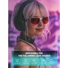 image:imageTIJN Blue Light Glasses for Woman Men Computer Gaming Red Sleep Eyeglasses Orange Bluelight Blocking Amber Lens Screen UseMetallic Silver