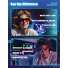 image:imageTIJN Blue Light Glasses for Woman Men Computer Gaming Red Sleep Eyeglasses Orange Bluelight Blocking Amber Lens Screen UseWhite