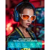 image:imageTIJN Blue Light Glasses for Woman Men Computer Gaming Red Sleep Eyeglasses Orange Bluelight Blocking Amber Lens Screen UseWhite