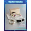 image:imageTIJN Polarized Sports Sunglasses for Women Men Lightweight TR90 Wraparound Frame with UV400 Protection for Outdoor Activities03 White  Grey  Straps