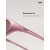 image:imageTIJN Sports Sunglasses for Men Women UV400 Wraparound Cycling Running Golf Motorcycle Glasses Wide Fit Outdoor Shades VantaBurntrail