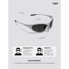 image:imageTIJN Sports Sunglasses for Men Women UV400 Wraparound Cycling Running Golf Motorcycle Glasses Wide Fit Outdoor Shades VantaDustshell