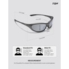 image:imageTIJN Sports Sunglasses for Men Women UV400 Wraparound Cycling Running Golf Motorcycle Glasses Wide Fit Outdoor Shades VantaGravelwave
