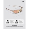 image:imageTIJN Sports Sunglasses for Men Women UV400 Wraparound Cycling Running Golf Motorcycle Glasses Wide Fit Outdoor Shades VantaHazeflare
