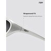 image:imageTIJN Sports Sunglasses for Men Women UV400 Wraparound Cycling Running Golf Motorcycle Glasses Wide Fit Outdoor Shades VantaLunar Alloy