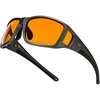 image:imageTIJN Blue Light Glasses for Woman Men Computer Gaming Red Sleep Eyeglasses Orange Bluelight Blocking Amber Lens Screen UseMatte Silvergrey