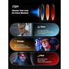 image:imageTIJN Blue Light Blocking Fit Over Glasses for Men Women Dual AR Coating Oversized Aviator Frame for Computer Gaming ScreenBlack