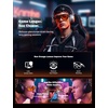 image:imageTIJN Blue Light Blocking Fit Over Glasses for Men Women Dual AR Coating Oversized Aviator Frame for Computer Gaming ScreenBlack