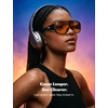 image:imageTIJN Blue Light Blocking Fit Over Glasses for Men Women Dual AR Coating Oversized Aviator Frame for Computer Gaming ScreenBlack