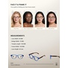 image:imageTIJN Blue Light Blocking Glasses Clear Lens Preppy Frame for Computer Use  Lightweight TR90 square frame designed for women and men ideal for computer work studying gaming and everyday screen timeCrystal Blue  Tortoise Shell