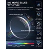 image:imageTIJN Blue Light Blocking Glasses Clear Lens Preppy Frame for Computer Use  Lightweight TR90 square frame designed for women and men ideal for computer work studying gaming and everyday screen timeClassic Black