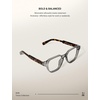 image:imageTIJN Blue Light Blocking Glasses Clear Lens Preppy Frame for Computer Use  Lightweight TR90 square frame designed for women and men ideal for computer work studying gaming and everyday screen timeSmoke Gray  Amber Tortoise