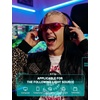 image:imageTIJN Wraparound Blue Light Blocking Glasses Men Women for Computer Gaming  Ultralight TR90 frame Dual AR coatings Red orange lens block 99 blue green light for night screen use and better sleep07holo Violet