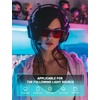 image:imageTIJN Wraparound Blue Light Blocking Glasses Men Women for Computer Gaming  Ultralight TR90 frame Dual AR coatings Red orange lens block 99 blue green light for night screen use and better sleep02holo Violet