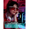 image:imageTIJN Wraparound Blue Light Blocking Glasses Men Women for Computer Gaming  Ultralight TR90 frame Dual AR coatings Red orange lens block 99 blue green light for night screen use and better sleep01ion White