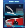 image:imageTIJN Wraparound Blue Light Blocking Glasses Men Women for Computer Gaming  Ultralight TR90 frame Dual AR coatings Red orange lens block 99 blue green light for night screen use and better sleep03chrome Flux