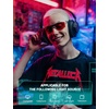 image:imageTIJN Wraparound Blue Light Blocking Glasses Men Women for Computer Gaming  Ultralight TR90 frame Dual AR coatings Red orange lens block 99 blue green light for night screen use and better sleep03chrome Flux